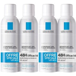 Déodorant Peaux Sensibles 48H Lot 2 x 150ml
