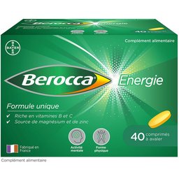 Berocca® Energie Multivitamines et Minéraux aide à réduire la fatigue
