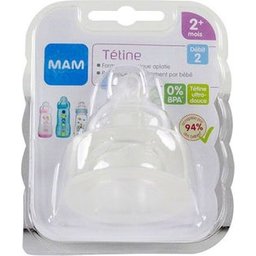 Débit Moyen +2 Mois 2 Tétines