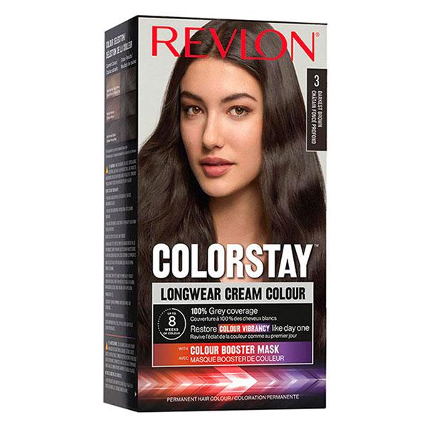 Coloration permanente Colorstay N°3 Châtain Foncé Profond 165ml