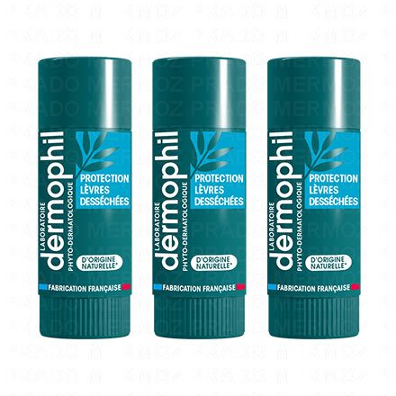 Stick protection des lèvres desséchées naturel lot de 3 sticks 4g