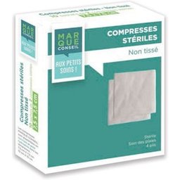 Compresses Stériles Non Tissé 10x10cm 50 Sachets
