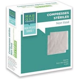 Compresses Stériles Non Tissé 10x10cm 50 Sachets
