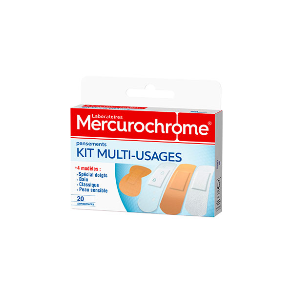 Pansements kit multi-usages, 20 unités