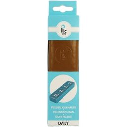 Pastillero Daily Plus Marrón 1ud