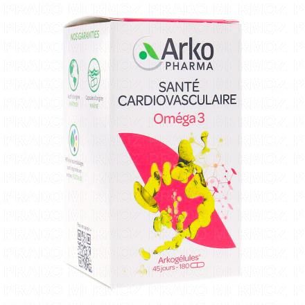 Arkogélules - Oméga 3 (Huile de Poisson) boîte 180 capsules