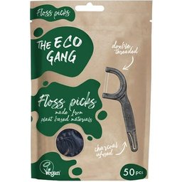 Floss Picks Charcoal 50uts