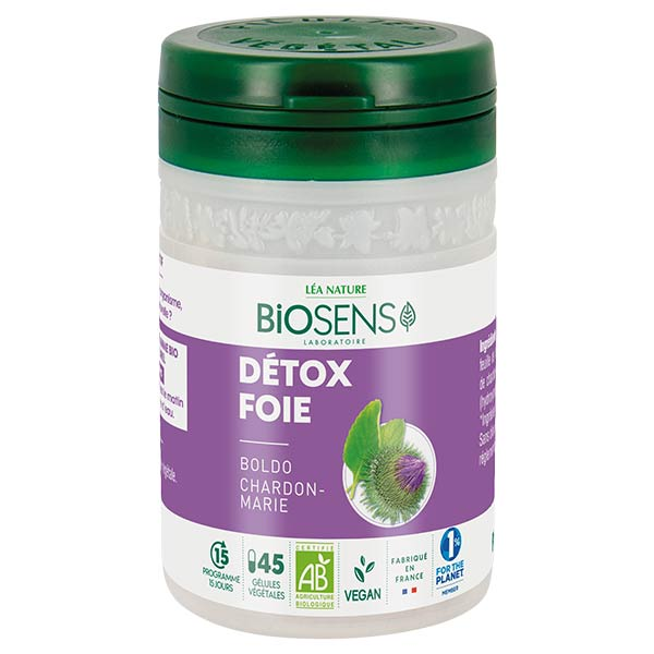 Détox Foie Bio 45 gélules végétales