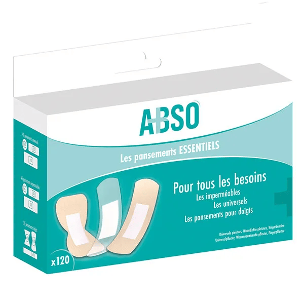 Abso Pansements essentiels - boîte de 120