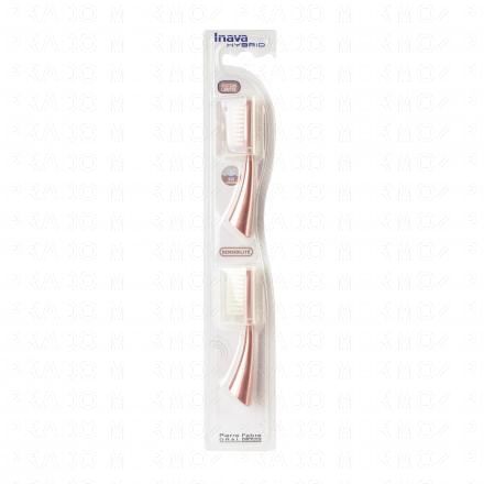 Hybrid Timer Recharge de brosse à dents électrique x2 rose gold