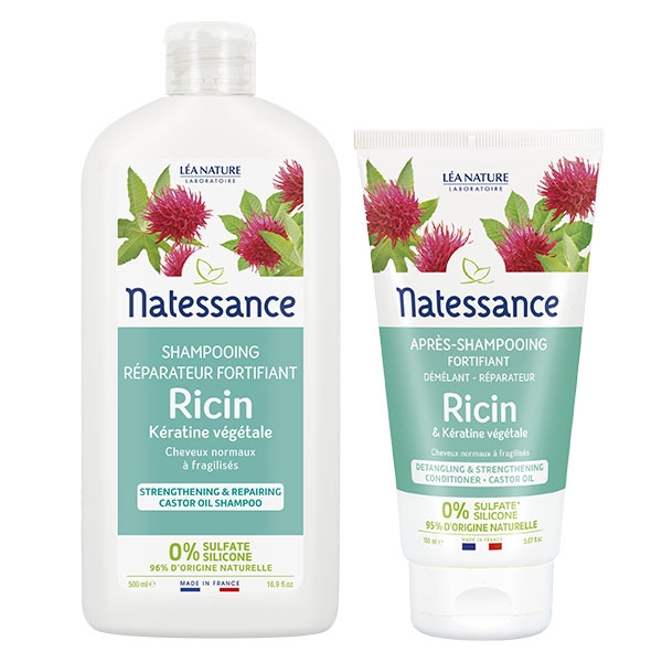 Routine Cheveux Fortifiés au Ricin