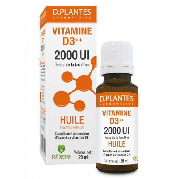 Vitamine D3 2000 UI Originale Codigouttes de 20 ml