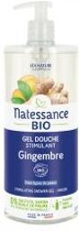 Gel Douche Stimulant Gingembre Bio 1 L - Flacon-Pompe 1000 ml