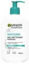 PureActive Salicylique Gel Nettoyant Purifiant Toutes Peaux 250 ml - Flacon-Pompe 250 ml