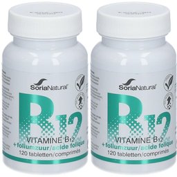 Soria Natural® Vitamine B12 + Acide Folique