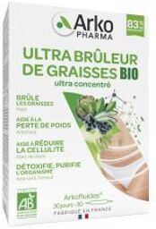 Arkofluides Brûleur de Graisse 30 Ampoules - Boîte 30 ampoules de 10 ml