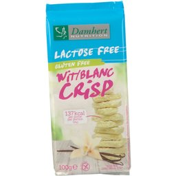 Lactose Free Chocolat Blanc Crisp sans gluten