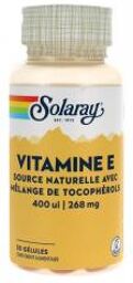 Vitamine E 400 Ui - 268 mg - 50 Gélules - Boîte 50 gélules