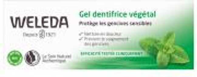 Gel Dentifrice Végétal Gencives Sensibles 75 ml - Tube 75 ml