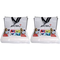 Coussin pour la nuque 50 x 11 cm Taie velours Ecru