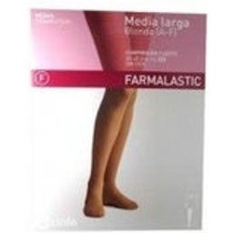 Bas Long Dentelle (A-F) Compression Normale T-Reina Plus Camel