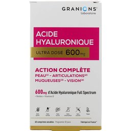 Acide Hyaluronique Ultra Dosé 600mg 60comp
