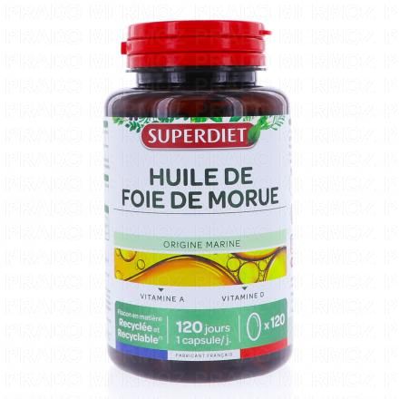 Huile de Foie de Morue 120 capsules