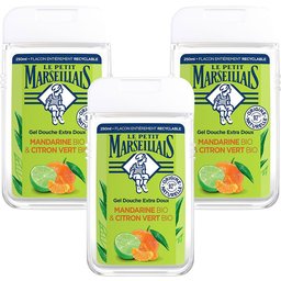 Gel Douche & Bain Extra Doux, Mandarine Bio & Citron Vert Bio, 250 ml