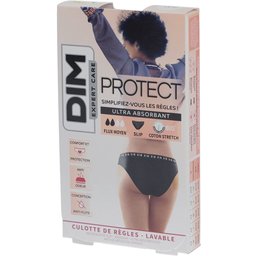 Protect Culotte de règles Lavable - Slip - Coton bio - Flux Moyen - 44/46