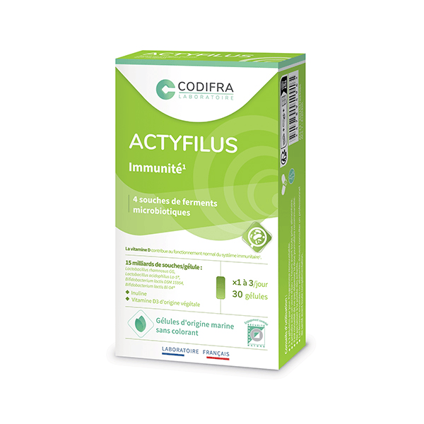 Actyfilus Ferments Microbiotiques et Immunité 30 gélules