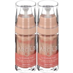 La Crème nuit Argile rose, huile de sésame & au beurre de karité