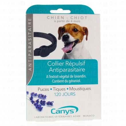 Collier anti-parasitaire chiens et chiots 60 cm