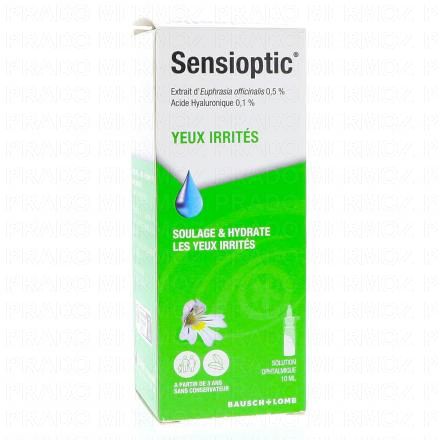 SENSIOPTIC - Solution ophtalmique flacon 10ml BAUSCH & LOMB