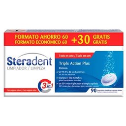 Triple Action Plus Nettoyant 90 Comprimés