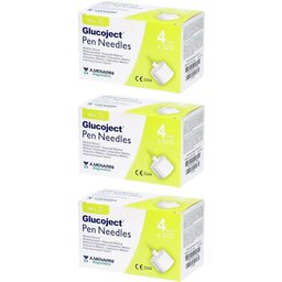 Glucoject® Aiguilles pour stylos 4 mm x 32G