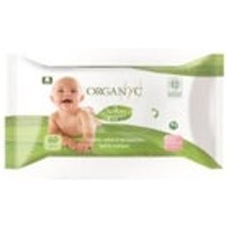 Lingettes organiques organiques pour bébés BIO 60 pcs