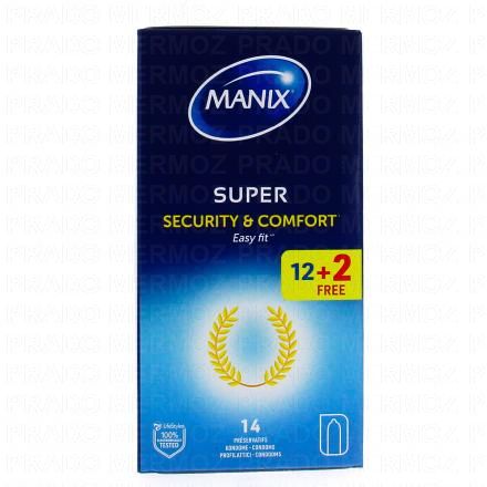 SUPER Security & Comfort - Préservatifs easy fit boite 14 préservatifs