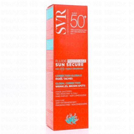 Sun Secure - Fluide Photo-Age Solaire Correction Globale SPF50+ 40ml