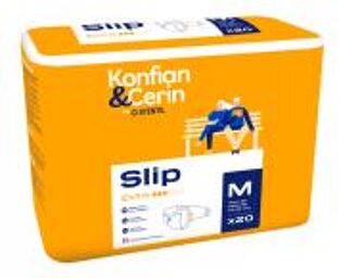 Konfian & Cerin Slip Extra 20 Changes Complets pour Adultes Taille M - Paquet 20 changes complets