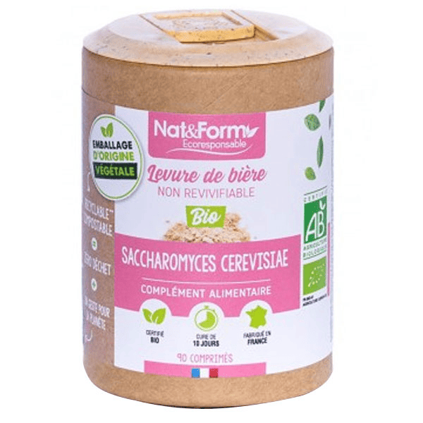 Ecoresponsable Levure de Bière Non Revivifiable Bio 90 comprimés