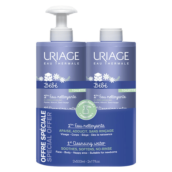 Bébé Duo 1ère Eau Nettoyante 2x500ml