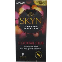 Skyn Cocktail Club 9 préservatifs sans latex