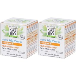 SO BIO Etic Hydra AloeVera Crème Hydratante Booster d'Eclat