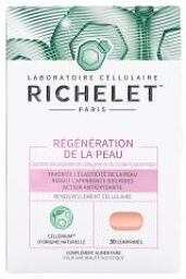 Régénération de la Peau Complément Alimentaire 30 Comprimés - Boîte 30 comprimés