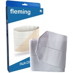 Ceinture Élastique Velcro Taille Single Blanche 2uts