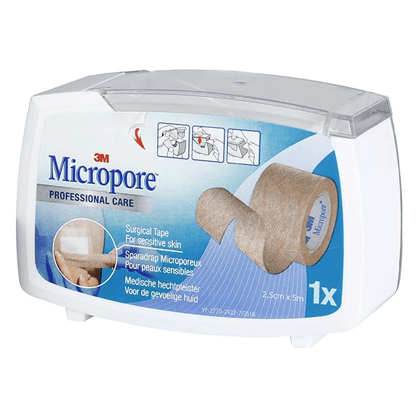 Micropore Sparadrap Microporeux Chair 25mm x 5m