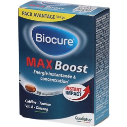Biocure® MAX - Energie Instantanée, Concentration, Vitamine