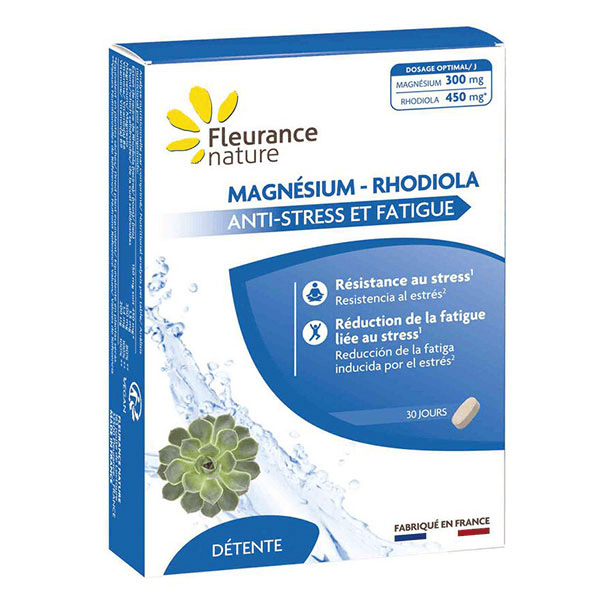 - Magnésium - Magnésium Rhodiola - 30 comprimés