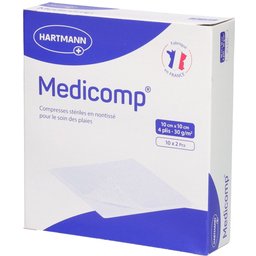 Médicomp® compresse stérile 10 cm x 10 cm