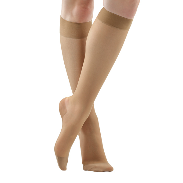 Venactif Lux Chaussettes Pieds Ouverts Classe 2 Normal Taille 2 Doré